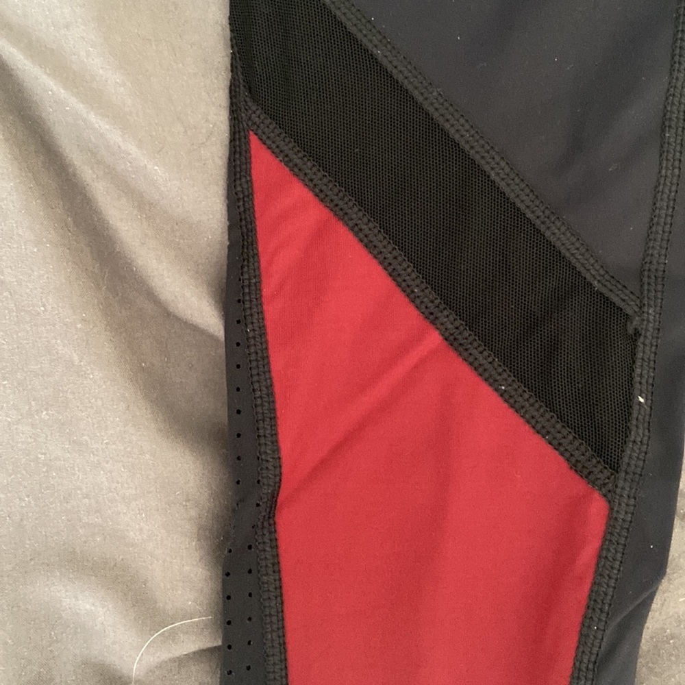 Black and red Alala leggings